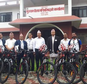 कर्णालीको मुख्यमन्त्री कार्यालयले मोटरसाइकलको साटो साइकल किन्यो
