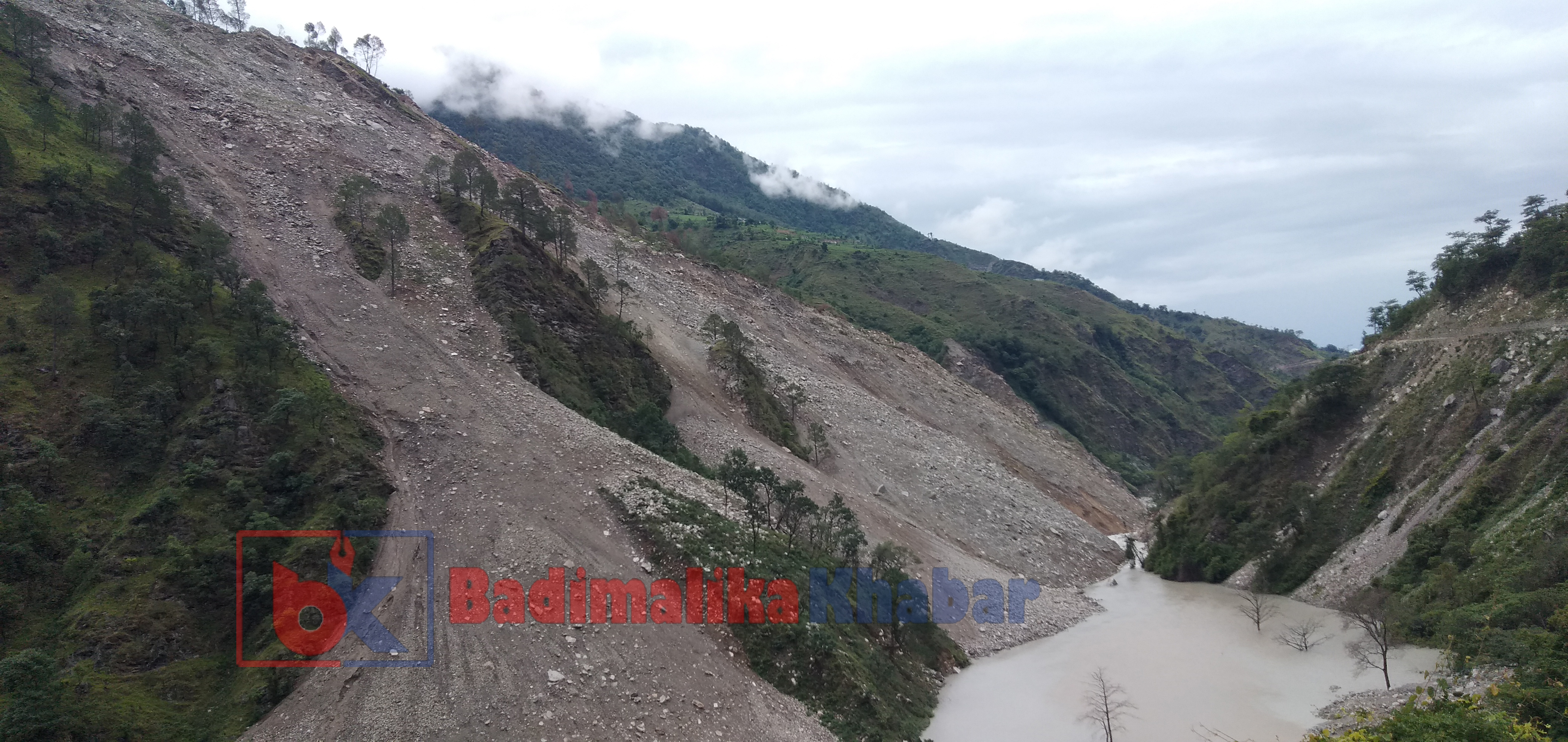 बर्षात शुरुवात सँगै बुढिगंगा नदि थुनिने खतरा