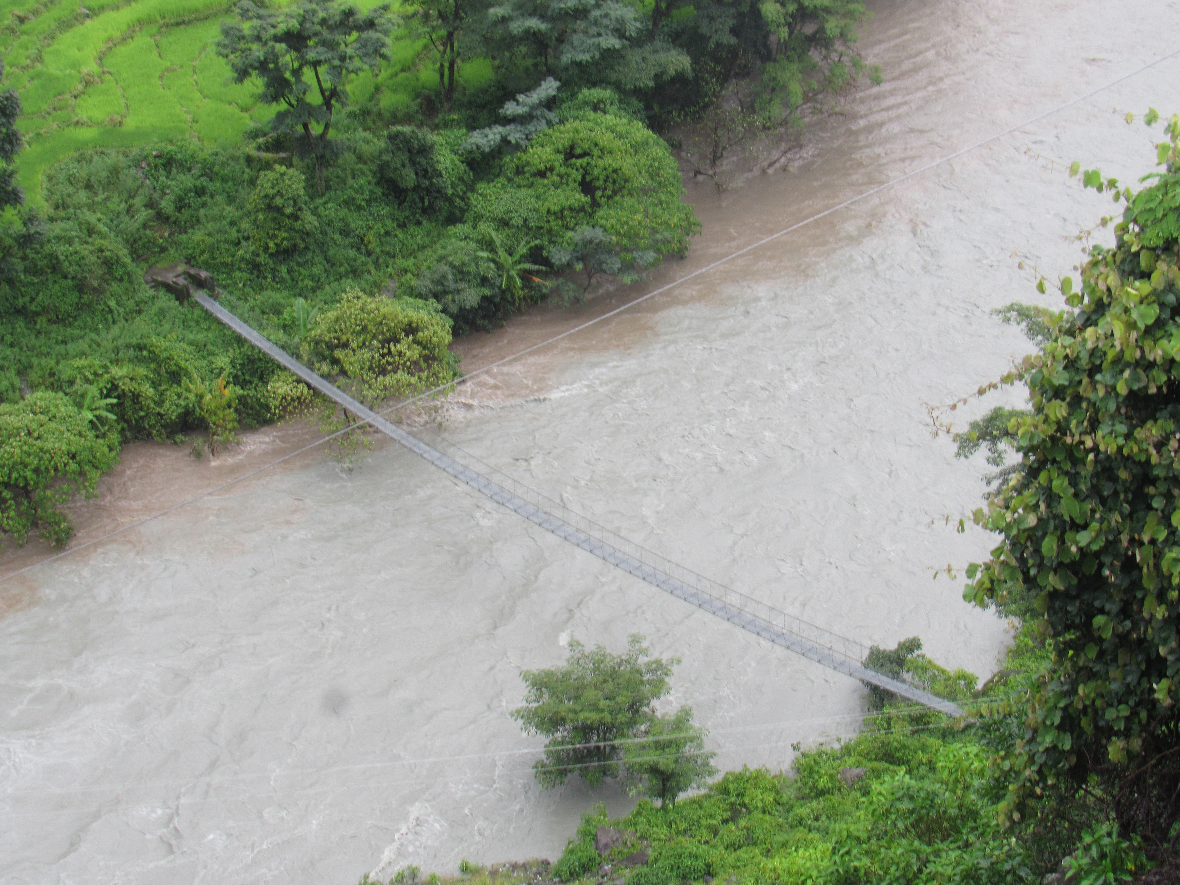 झोलुंगे पुल उच्च जोखिममा