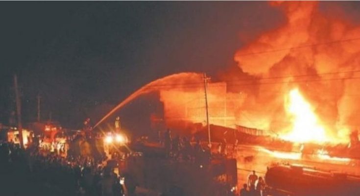 अज्ञात समूहद्धारा गाउँपालिकाकाे वडा कार्यालयमा आगजनी