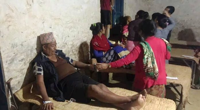 पाल्पाको सिद्धेश्वर गाउँमा झाडा पखालाबाट ५० जना बढी बिरामी, उपचार चल्दै