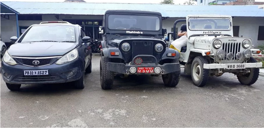 अनुमति नलिइ सञ्चालित १४ वटा भारतीय गाडी समातिए