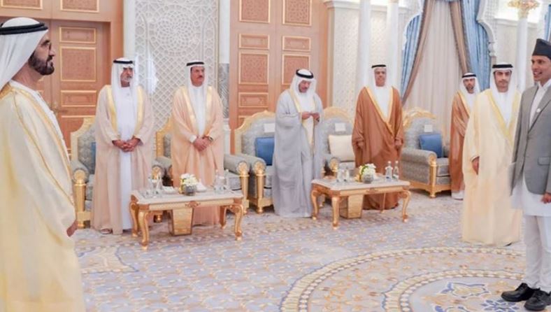 यूएईका लागि नेपाली राजदूत ढकालले बुझाए ओहदाको प्रमाणपत्र