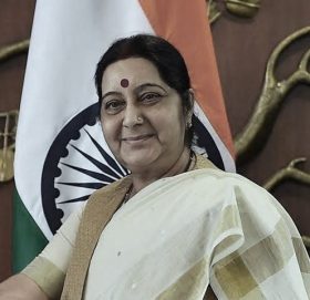 भारतीय पूर्वविदेशमन्त्री स्वराजको निधन