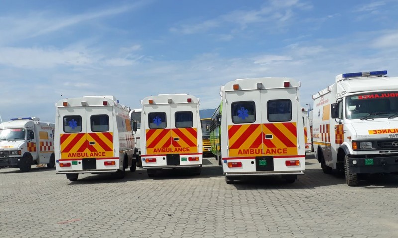 प्रदेश सरकारले किन्यो ७ पहाडी जिल्लाका लागि ‘अत्याधुनिक एम्बुलेन्स’