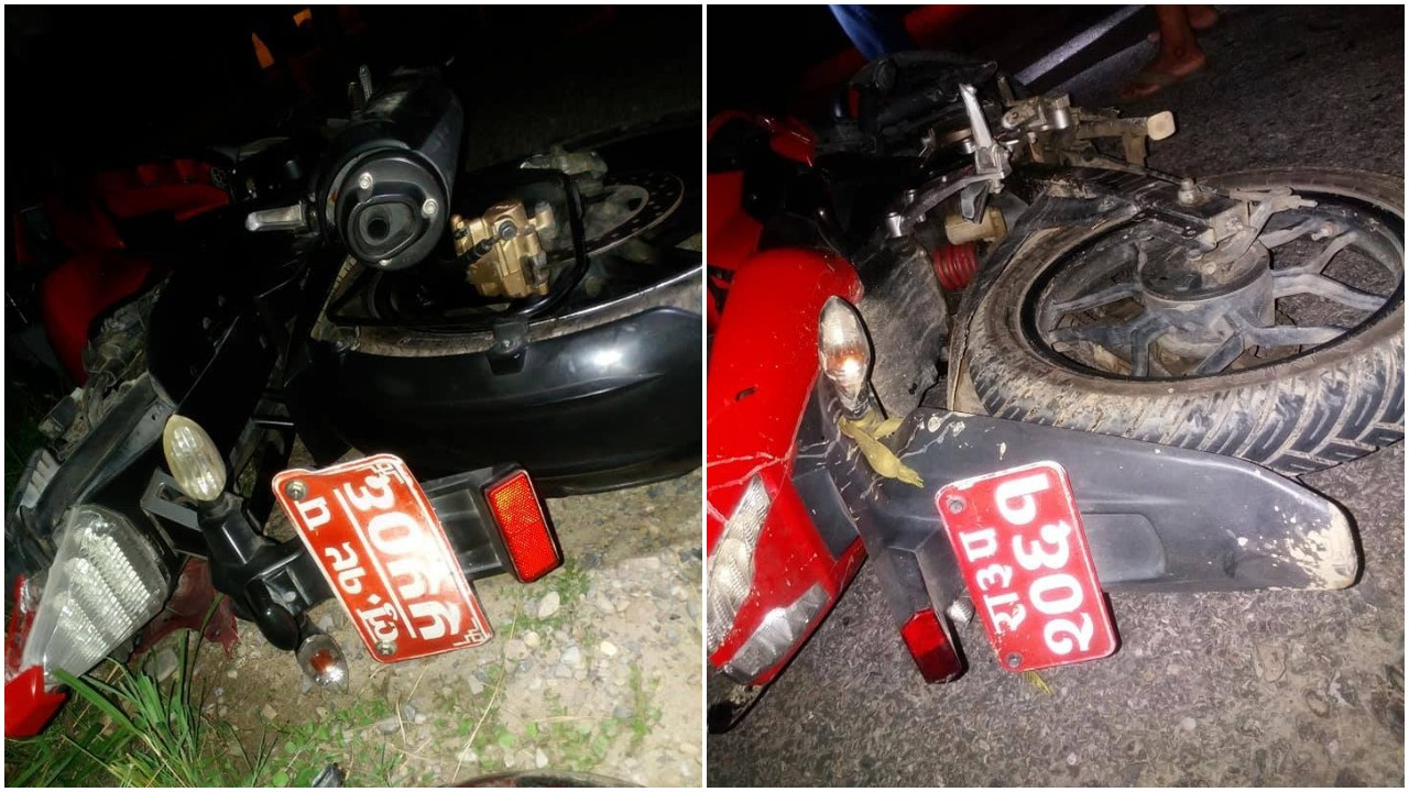 ट्रकको ठक्करबाट मोटरसाइकलमा सवार दुई युवकको मृत्यु