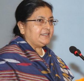 संवैधानिक प्रबन्ध अनुसार निकासको पहल गर्न पूर्वराष्ट्रपति भण्डारीको अपील