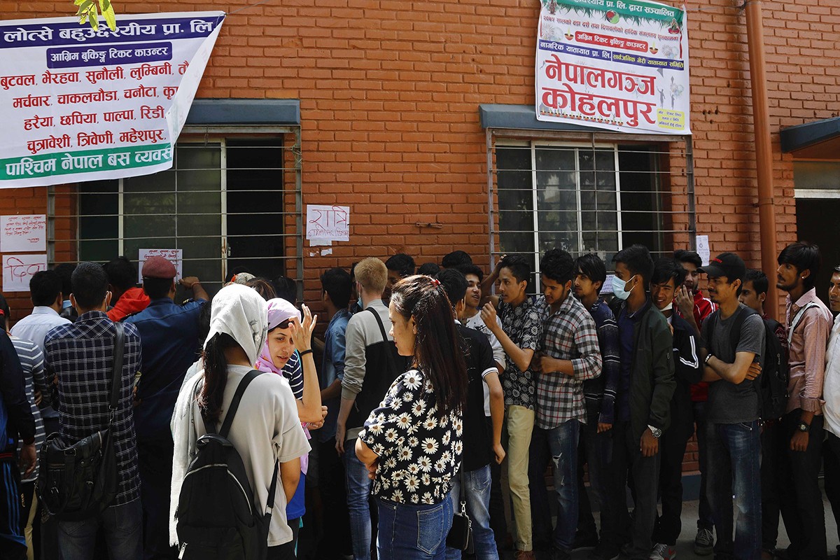 दशैंका लागि अग्रिम टिकट बुकिङ असोज ५ देखि खुल्ने