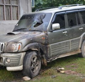 कैलालीमा नेकपाका स्थानीय नेताको गाडीमा आगजनी