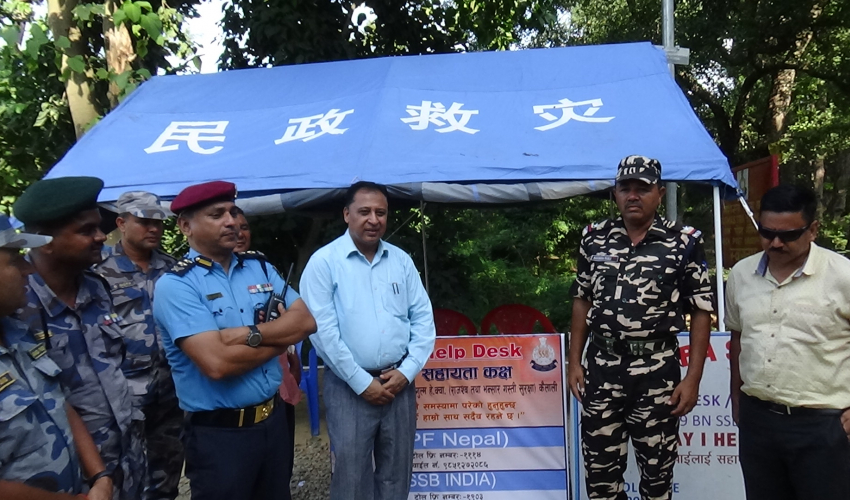 गैरीफन्टा नाकामा चाडपर्व लक्षित सहायता कक्ष स्थापना