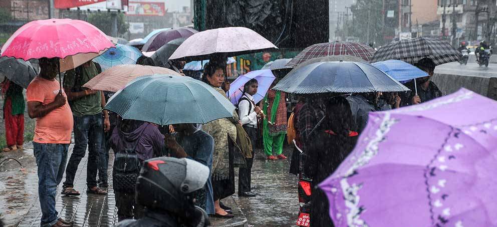 आजको मौसम : पहाडी भेगमा भारी वर्षा