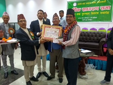 सामाजिकअभियान्ताओली सम्मानीत