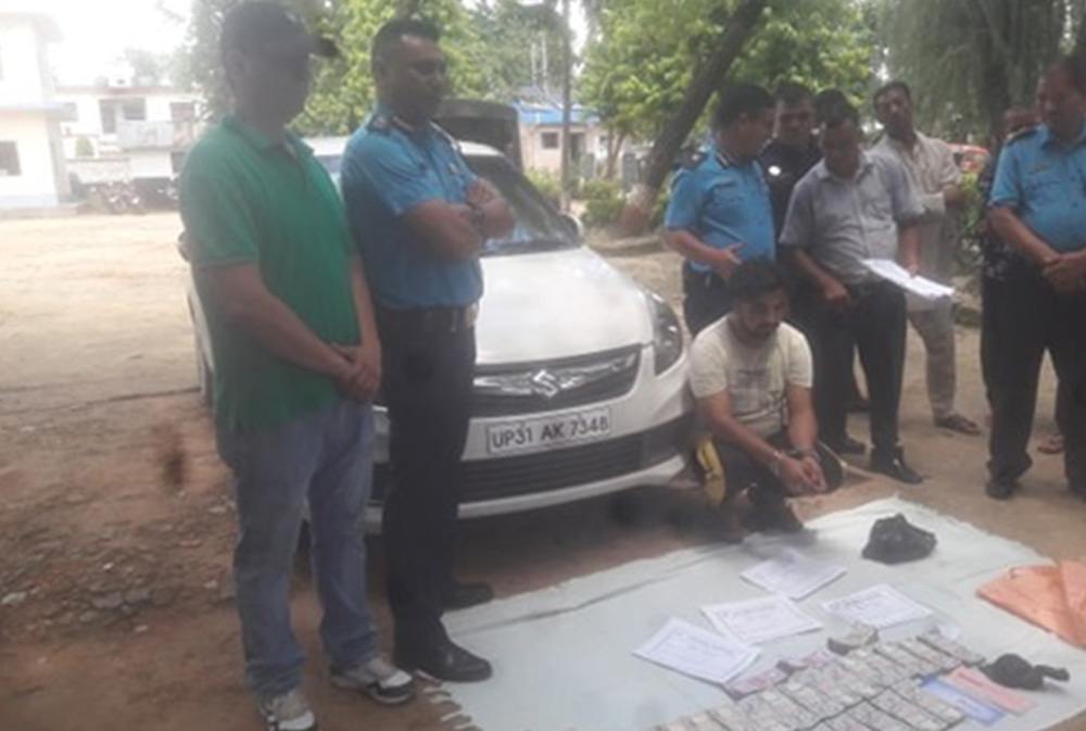 २९ लाख अवैध रकमसहित भारतीय पक्राउ