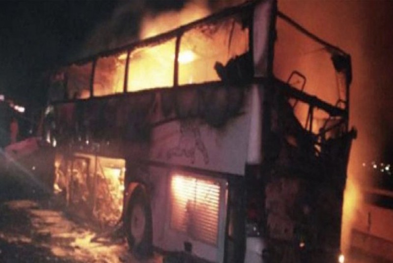 साउदी अरेबियामा बस दुर्घटना, ३५ जनाको मृत्यु