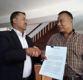 यूएन हेवीटेट र बडिमालिका नगरपालिका बिच ५ बर्षे सम्झौता