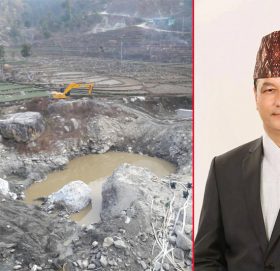 ओखलढुङ्गामा पुल बनाउने डडेल्धुराका मेयर ठेकेदार, छ वर्षमा जग पनि उठेन