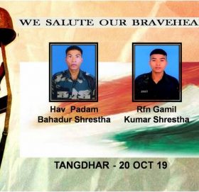 कश्मिरमा नेपाल घर भएका दुइ गोर्खा सैनिकको निधन !