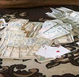 उन्नाइस लाख नगदसहित जुवाडे पक्राउ