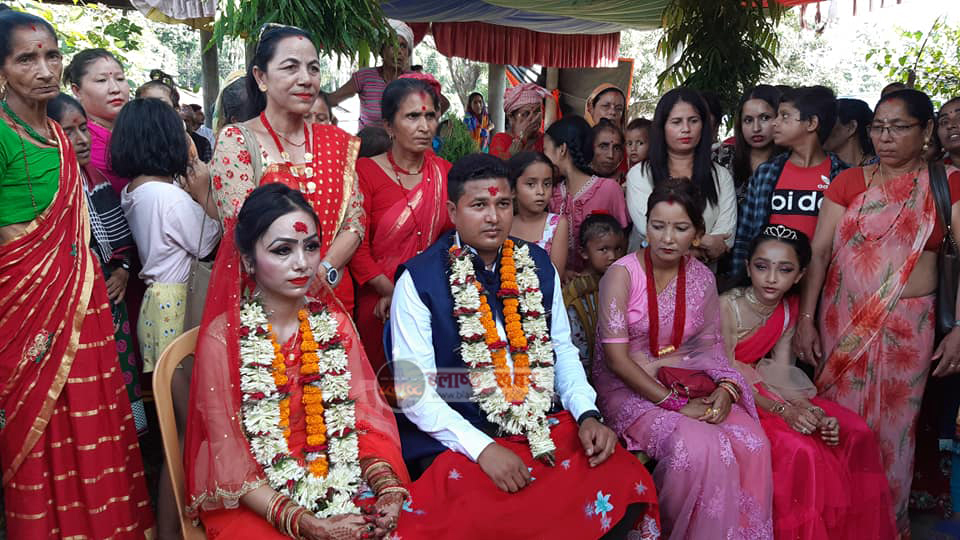 मोरङको केराबारीमा बुहारीको विहे