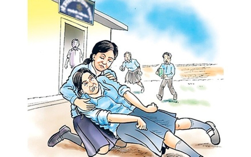 विद्यालयको छाना खस्दा  ३९ विद्यार्थी घाइते