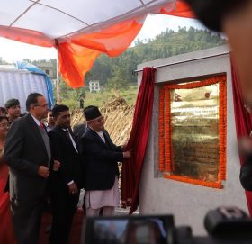 नागढुङ्गा–सिस्नेखोला सुरुङमार्ग शिलान्यास