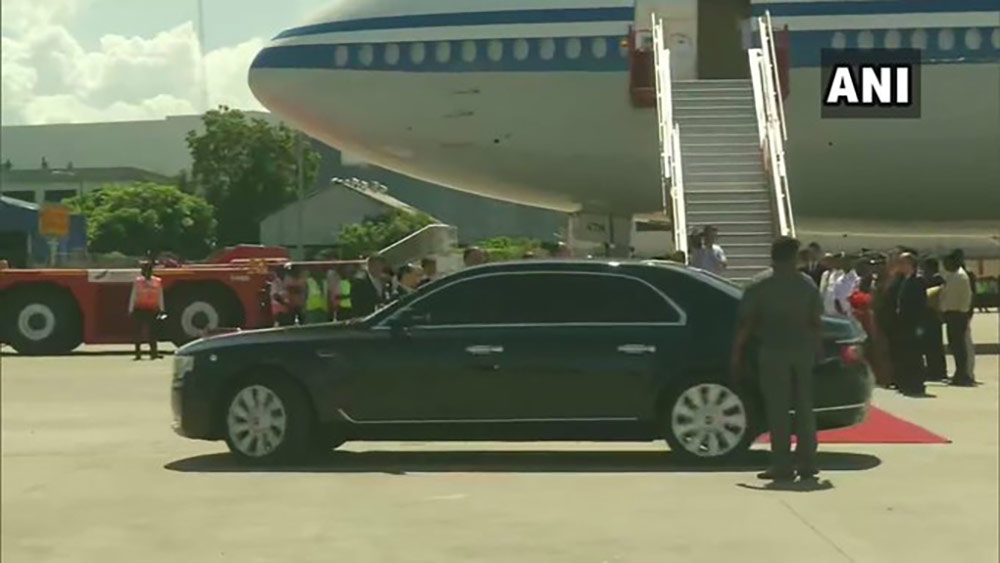 काठमाडौंका लागि चेन्नईबाट उडे चिनियाँ राष्ट्रपति