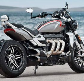 २५ सय सिसीको ट्राम्फ रकेट ३ मोटरसाइकल सार्वजनिक हुँदै