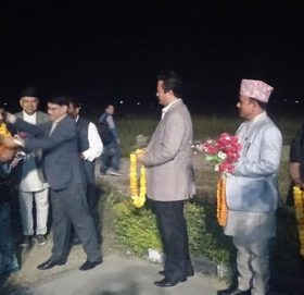 नवनियुक्त सुदूरपश्चिम प्रदेशका प्रदेश प्रमुख पन्तको धनगढीमा भब्य स्वागत