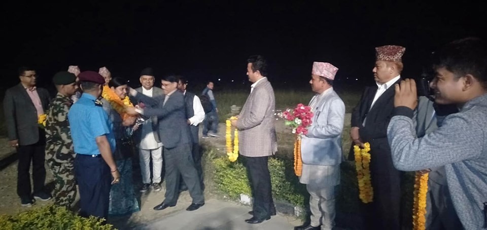 नवनियुक्त सुदूरपश्चिम प्रदेशका प्रदेश प्रमुख पन्तको धनगढीमा भब्य स्वागत