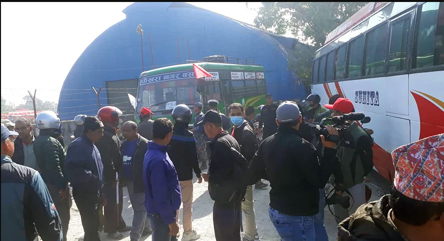 कास्कीमा नेकपाको सभास्थल नजिकै बम विस्फोट