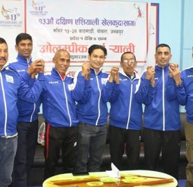 सागको ओलम्पिक टर्च सातै प्रदशेमा