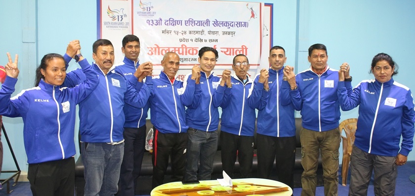 सागको ओलम्पिक टर्च सातै प्रदशेमा