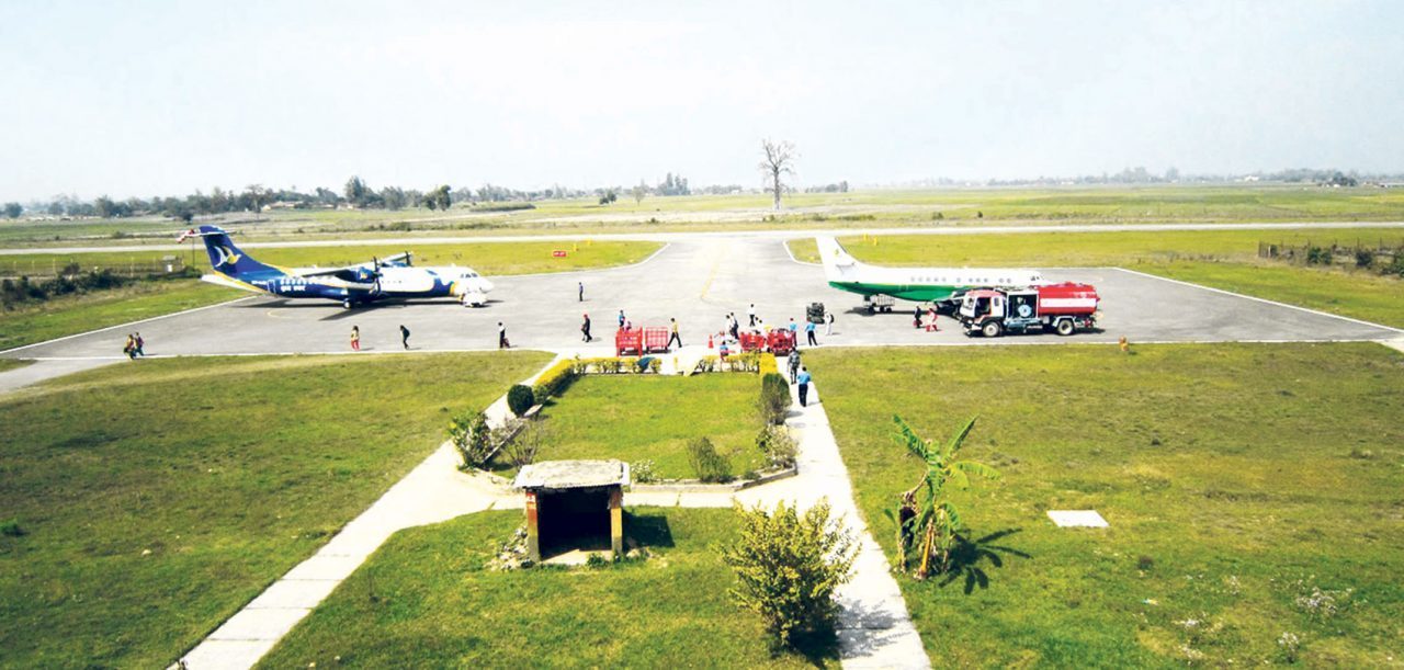 धनगढी विमानस्थल एक महिना आशिंक बन्द हुने