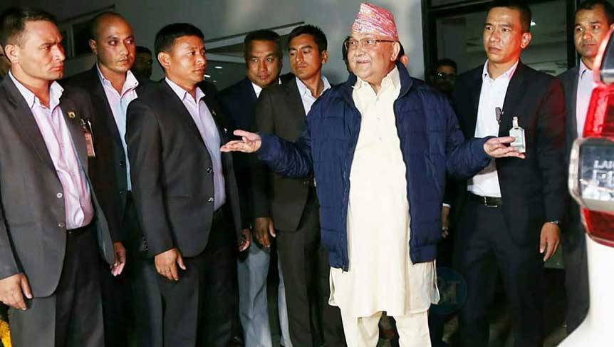 प्रधानमन्त्री ओली डायलासिसका लागि ग्रान्डीमा