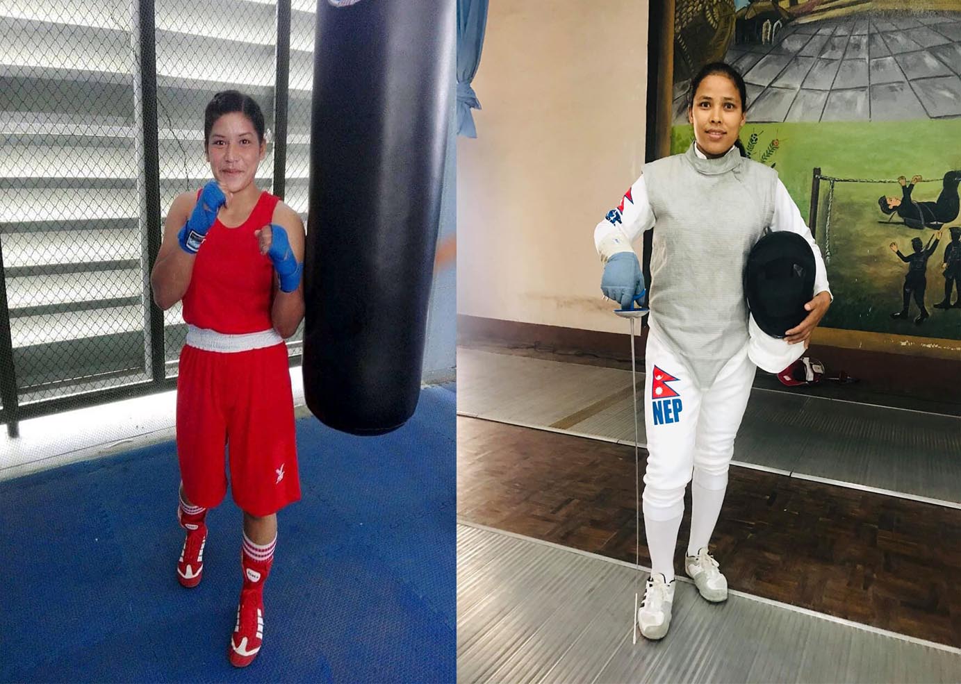 बाजुराकी दुई चेली १३ औँ दक्षिण एसियाली खेलकुद प्रतिस्पर्धामा