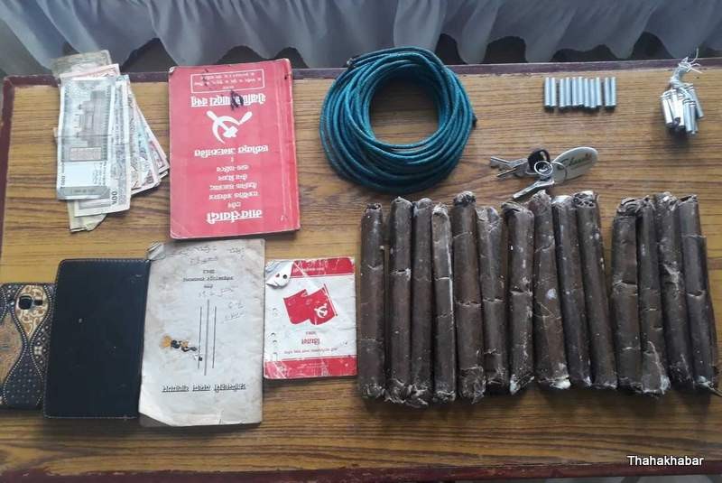 संखुवासभा : विष्फोटक पदार्थसहित विप्लव कार्यकर्ता पक्राउ