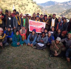 बडिमालिका नगरपािलका वडा नम्बर ७ मा नेकपा वडा कमिटीको सपथ ग्रहण