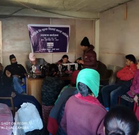 ३ महिने सिलाई कटाई तालिम संचालन