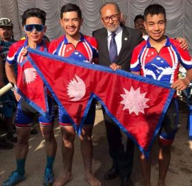 साइक्लिङ्‍मा नेपालका बुद्धि तामाङले जिते स्वर्ण, नेपालको स्वर्ण कीर्तिमान