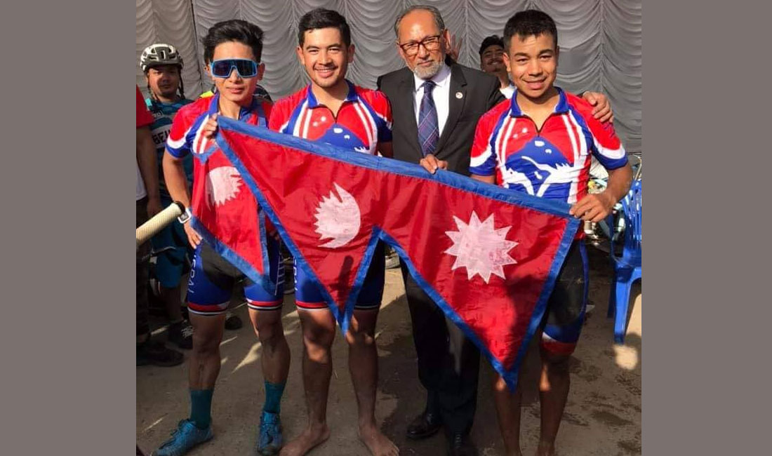 साइक्लिङ्‍मा नेपालका बुद्धि तामाङले जिते स्वर्ण, नेपालको स्वर्ण कीर्तिमान