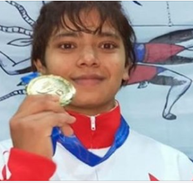 ‘मैले जितेको यो स्वर्ण दूध बेचेर मलाई पढाउने आमालाई हो’