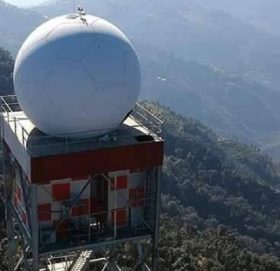 माैसमबारे पूर्वसूचना दिने अहिलेसम्मकै अत्याधुनिक प्रविधि राडारकाे उद्घाटन