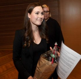 ३४ वर्षिय साना बनिन् फिनल्यान्डको प्रधानमन्त्री