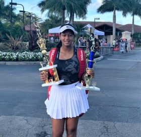 अमेरिकामा नेपालकी टेनिस खेलाडीले जितिन्  ४ वटा पदक