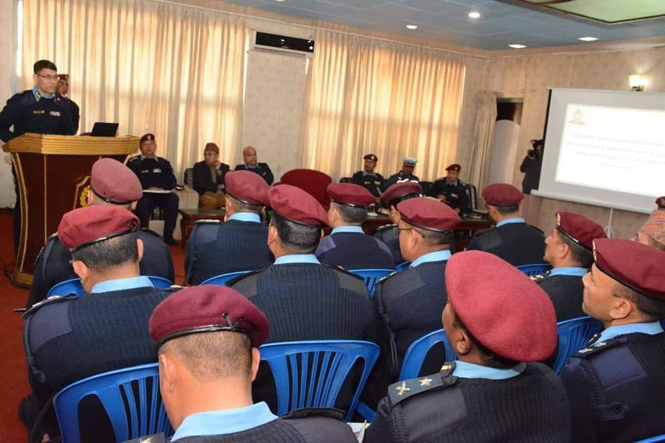 “सुशासन र समृद्ध नेपाल” को लक्ष्य पुरा गर्न नेपाल प्रहरी अग्रणी स्थानमा रहने गरी कार्य गर्नु : प्रहरी नायव महानिरीक्षक : पोख्रेल