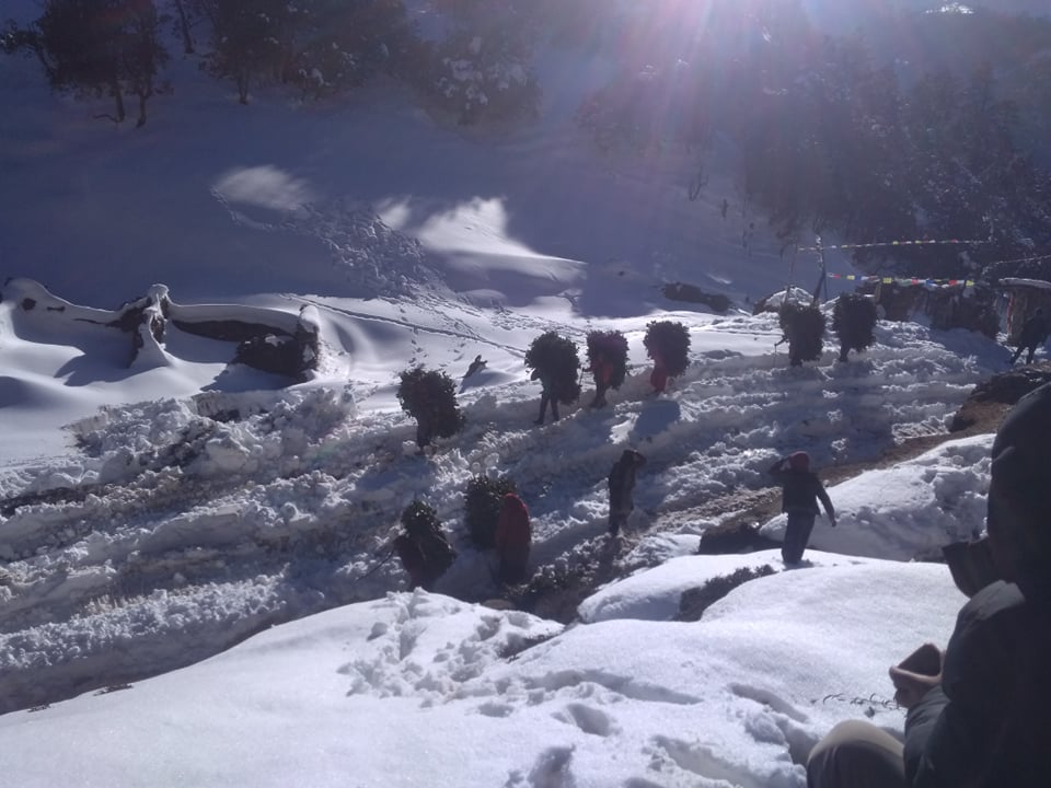 बाजुरामा फेरी हिमपात र बर्षा, मार्तडी कोल्टी सडक फेरी अबरुद्ध, जनजिवन कष्टकर