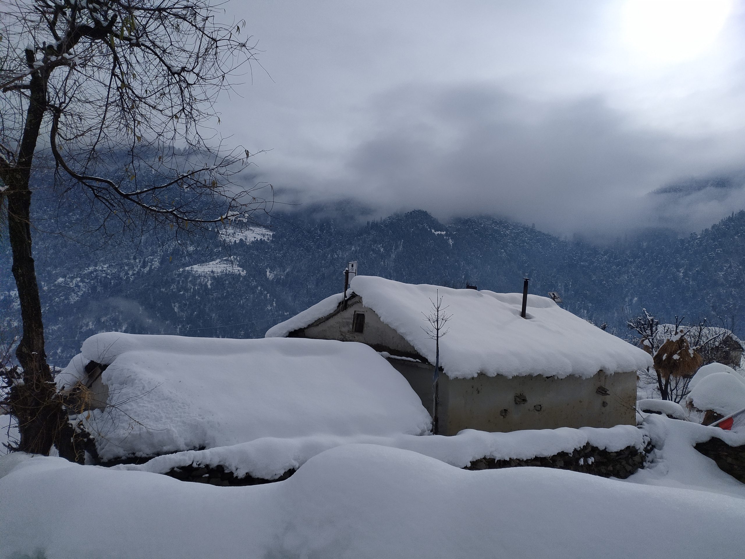 हिउँमा बाजुराका गाँउ (फाेटाे फिचर)