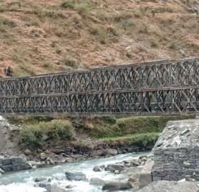 हुम्ला र बाजुराको कवाडी नदिमा बेलिबिज्र बन्यो