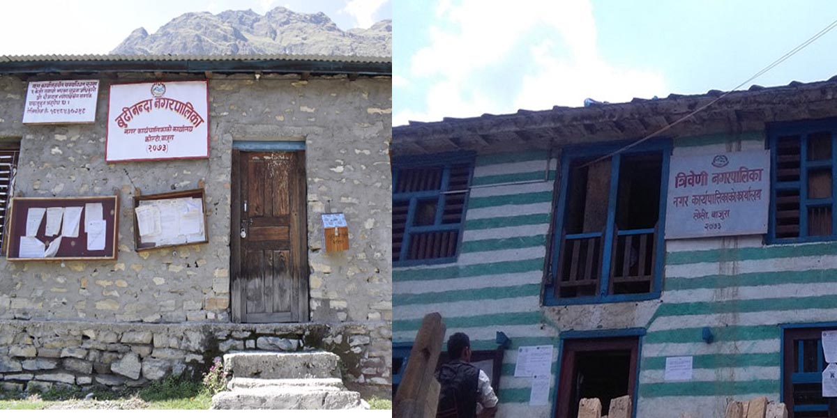 किन मागेन्न बुढिनन्दा र त्रिबेणी नगरपालिकाले कर्मचारी ?