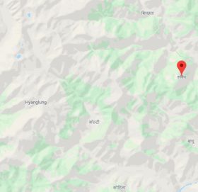 बाजुराकाे रुगिनमा चार रेक्टरको भूकम्प